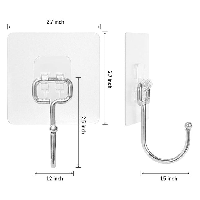 Zelfklevende RVS wandhaak zonder boren
