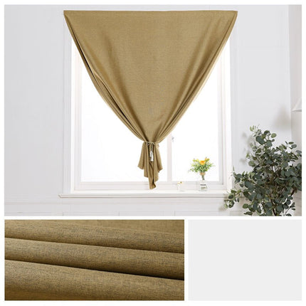 Modern oprolgordijn met decoratieve linten