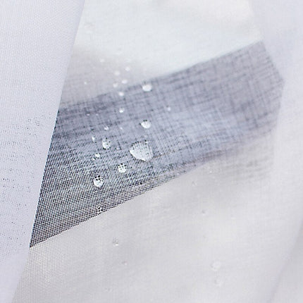 Wit lichtfilterend buitengordijn voor privacy