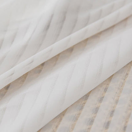 Vitrage gordijn met klittenband bevestiging