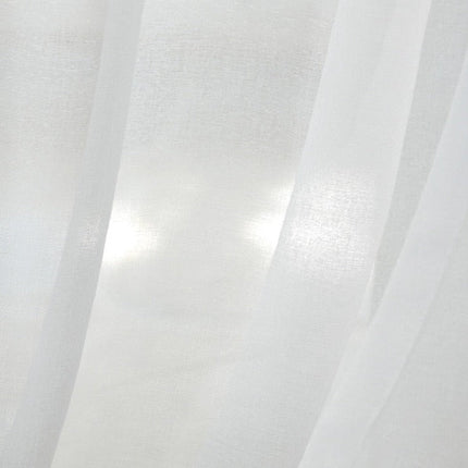 Effen lichtdoorlatende vitrage voor woonkamer