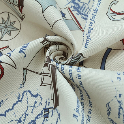 Verduisterend gordijn met nautische print