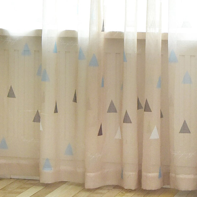 Vitrage met geometrisch driehoek patroon