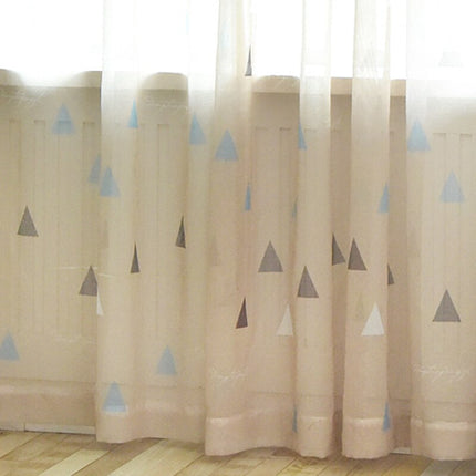 Vitrage met geometrisch driehoek patroon