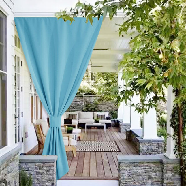 Winddicht buitengordijn voor terras en balkon