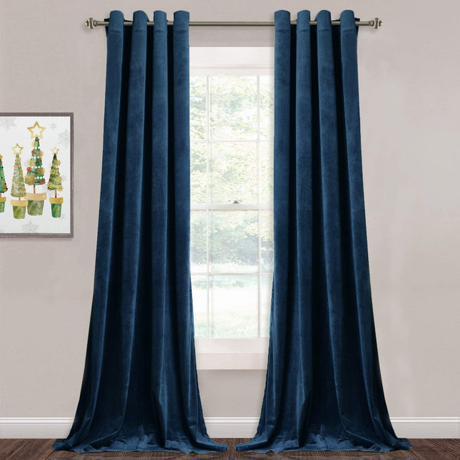 Verduisteringsgordijn van luxe mosterdgeel velours