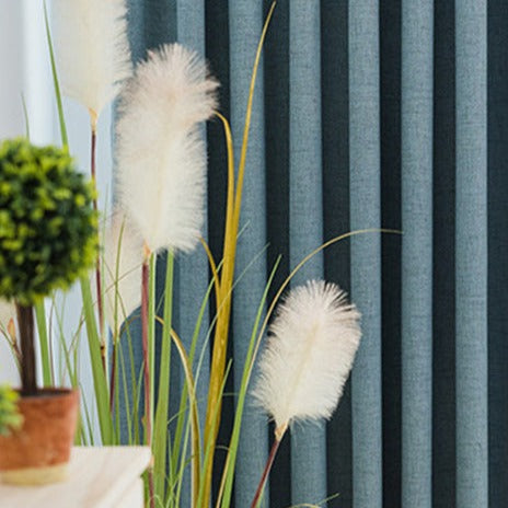 Volledig verduisterende gordijnen met ringen