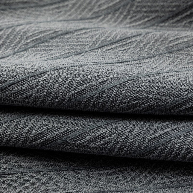 Grijs verduisteringsgordijn met luxe textuur