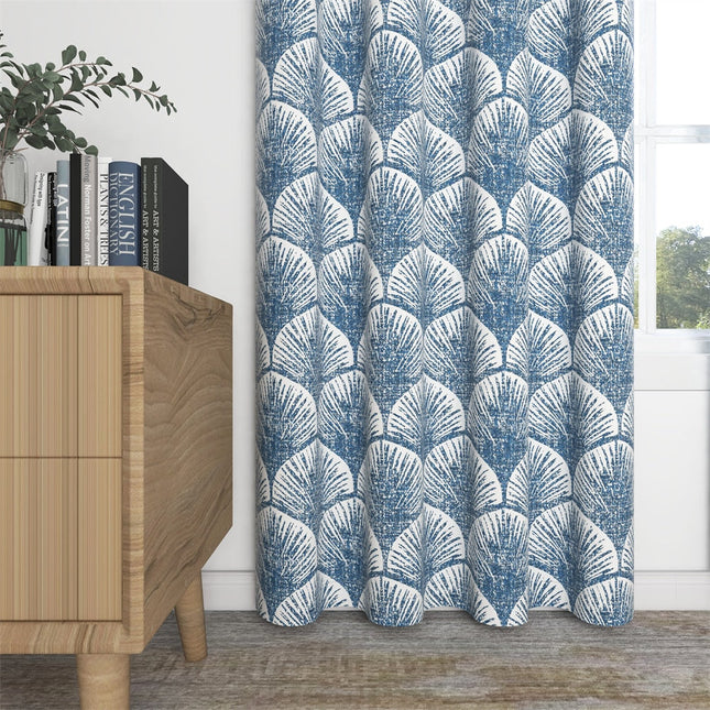 Gordijn met Japans waaierpatroon design