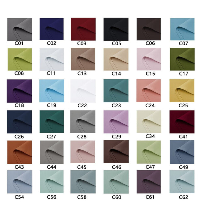 Effen verduisterend gordijn Ausken voor slaapkamer.