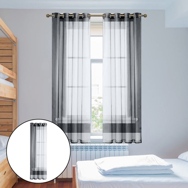 Lichtdoorlatend grijs buitengordijn voor pergola