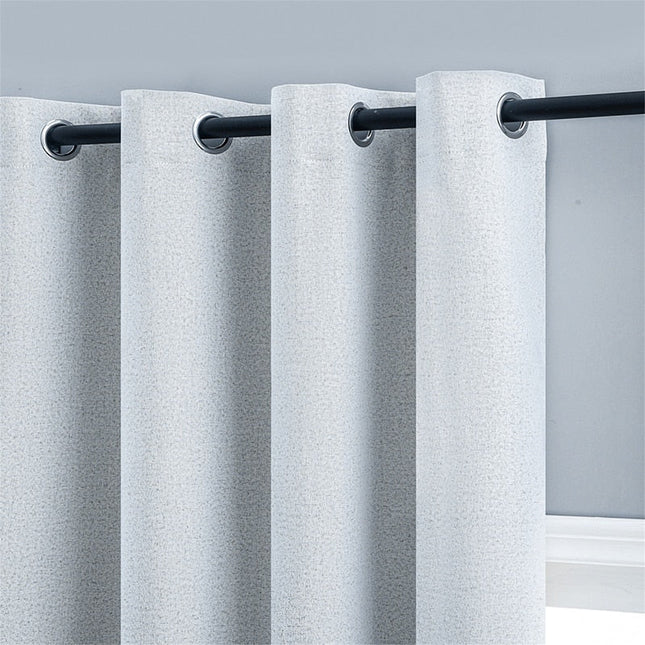 Wit gemêleerd verduisterend gordijn