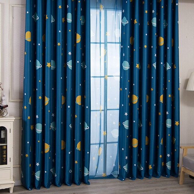 Vitragegordijn met sterren voor de kinderkamer