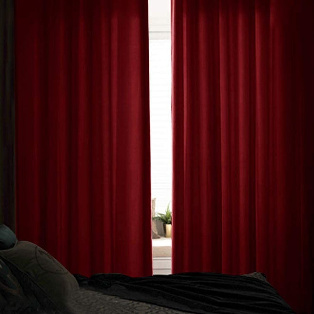 Verduisteringsgordijn van luxe mosterdgeel velours