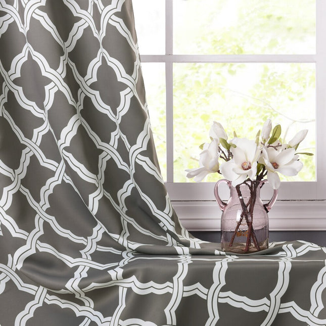 Verduisterend gordijn Redon met Marokkaans patroon.