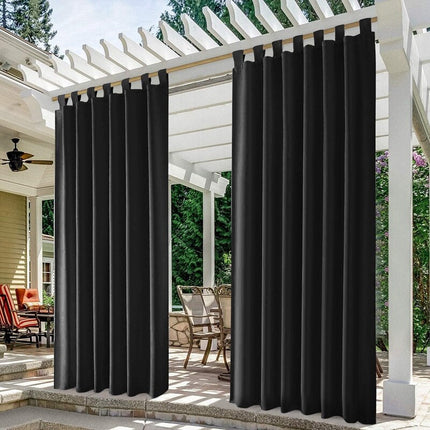 Pergola gordijn met lussen voor zonwering