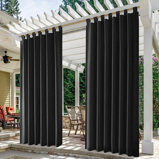 Pergola gordijn met lussen voor zonwering