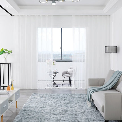 Linnenlook vitrage semi-transparant voor privacy