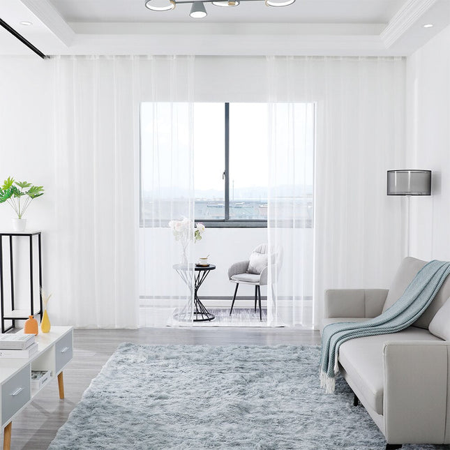 Linnenlook vitrage semi-transparant voor privacy