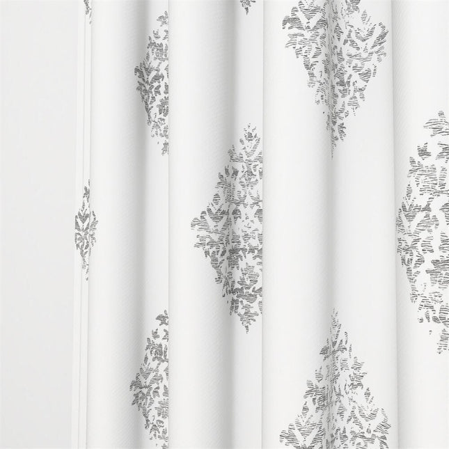 Gordijn met elegant barok patroon