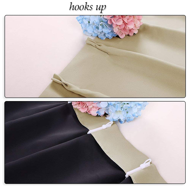 100% verduisterend gordijn met zwarte voering