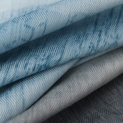 Gordijn met modern visgraatpatroon