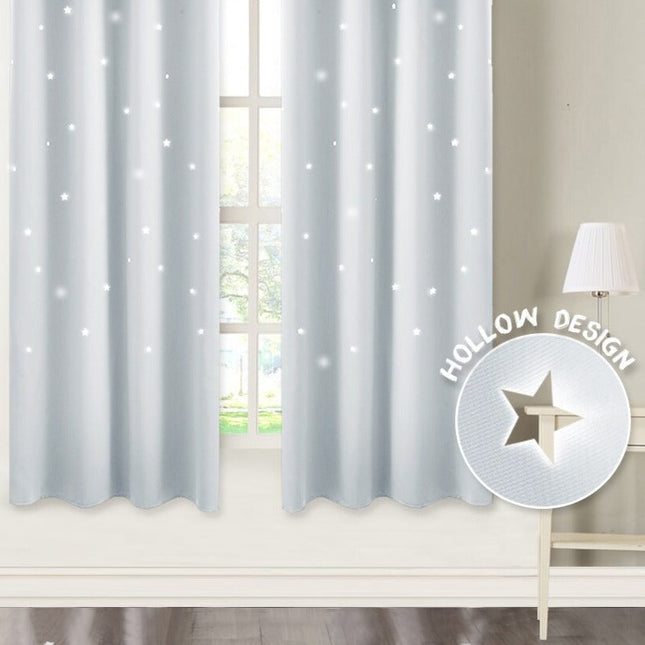 Verduisterend gordijn met sterrenhemel print