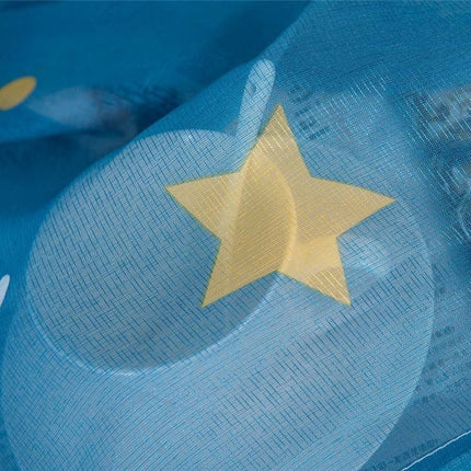 Vitragegordijn met sterren voor de kinderkamer