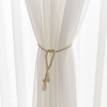 Moderne vitrage met subtiele streepstructuur