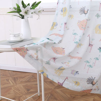 Vitrage kinderkamer met schattige uiltjes