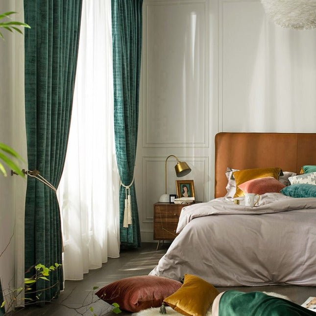 Luxe velours verduisterend gordijn