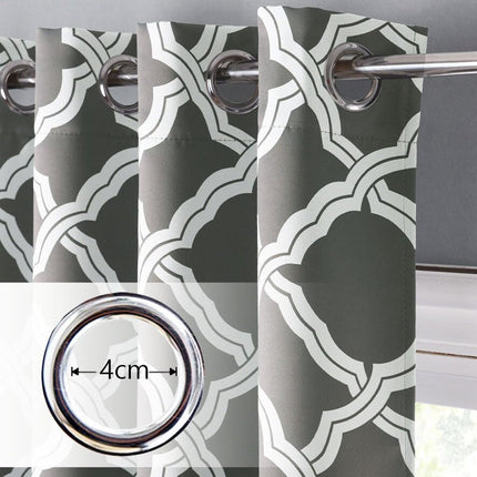 Verduisterend gordijn Redon met Marokkaans patroon.