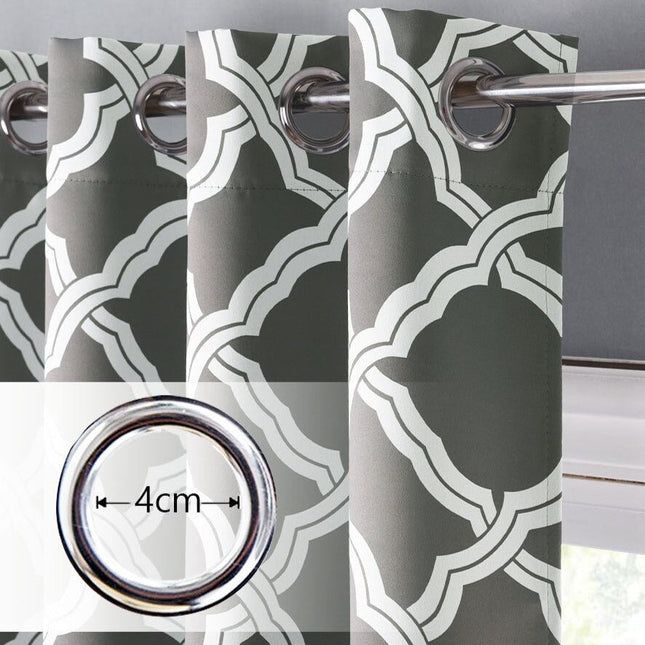 Verduisterend gordijn Redon met Marokkaans patroon.