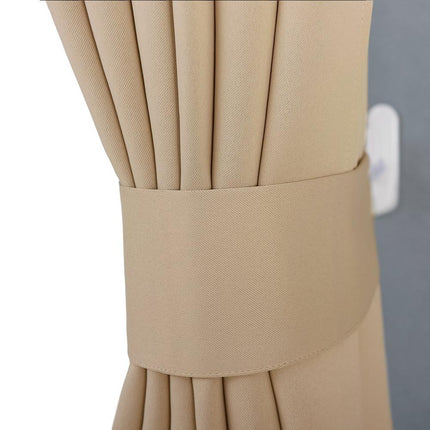 Effen verduisterend gordijn Ausken voor slaapkamer.