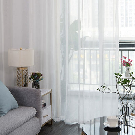 Lichtdoorlatend gordijn met subtiele glitter