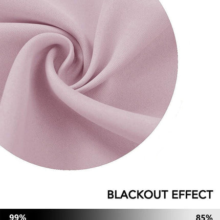 Thermisch isolerend en verduisterend gordijn.