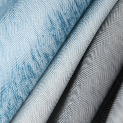 Gordijn met modern visgraatpatroon