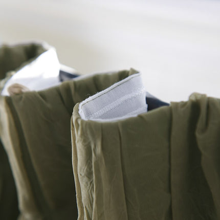 Dubbellaags gordijn met ingebouwde vitrage