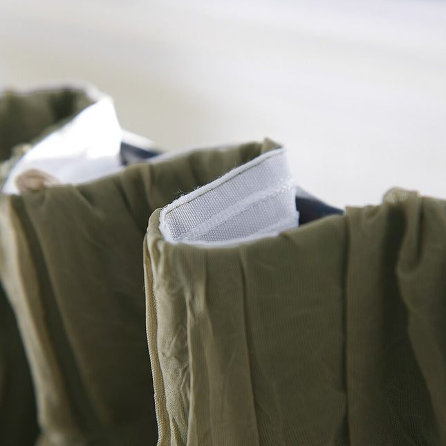 Dubbellaags gordijn met ingebouwde vitrage