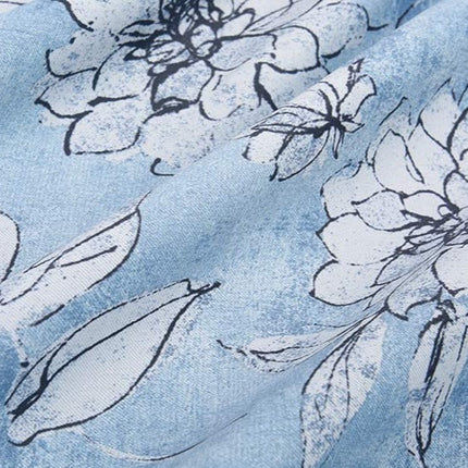 Verduisterend gordijn met bloemenmotief