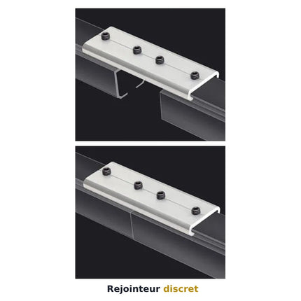 Buigbare gordijnrail voor erker en hoek