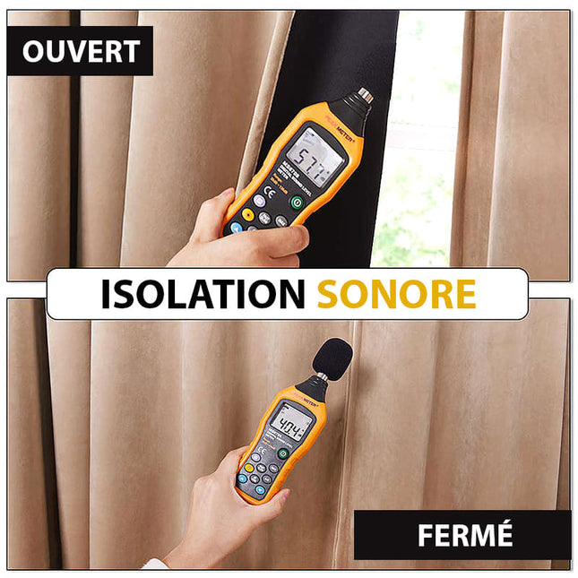 Beige fluwelen thermisch verduisteringsgordijn