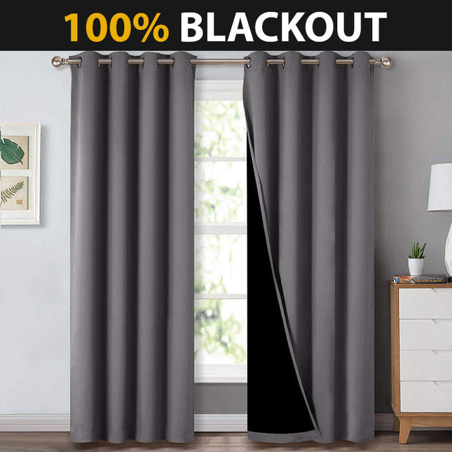 Akoestisch isolerend gordijn in grijs