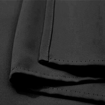 Zwart waterafstotend buitengordijn voor terras