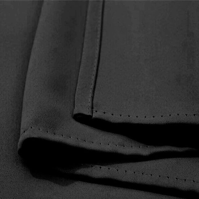 Zwart waterafstotend buitengordijn voor terras