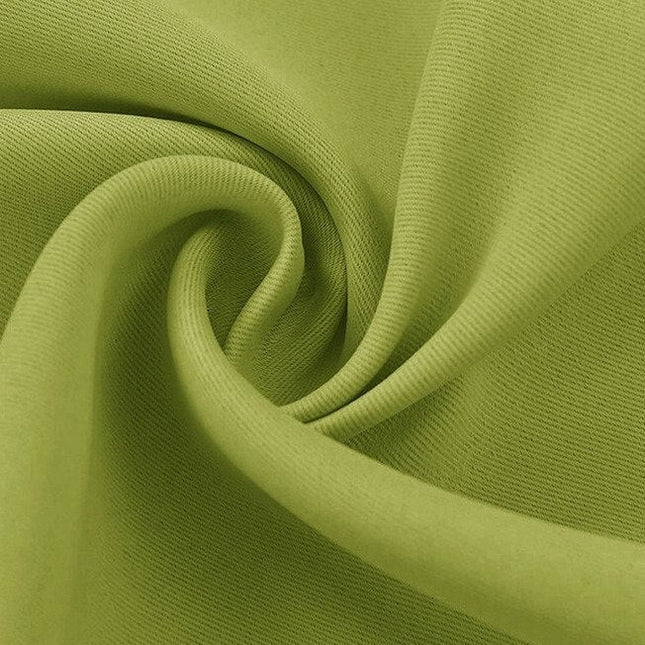 Effen appelgroen verduisterend gordijn