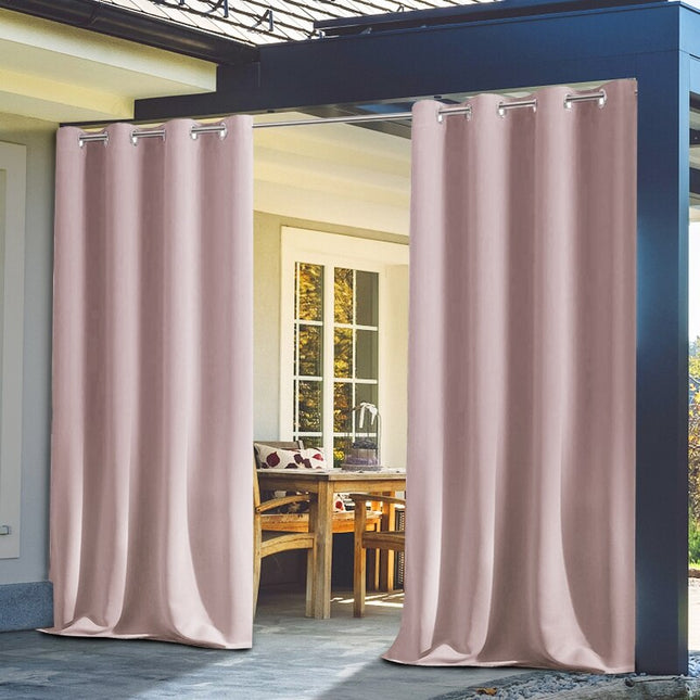 Waterdicht buitengordijn met ringen voor balkon