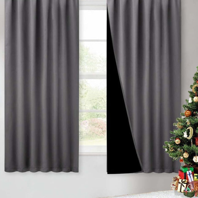 100% verduisterend gordijn met thermische voering