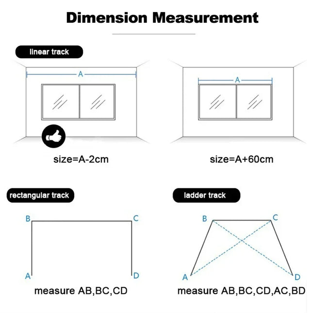 Elektrische gordijnrail met afstandsbediening