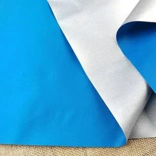 Blauwe verduisterende stof voor gordijnen